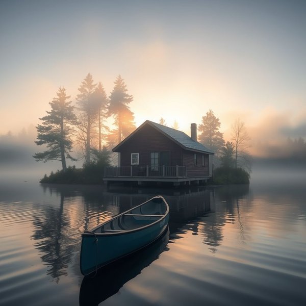Image of a relaxing weekend getaway scene