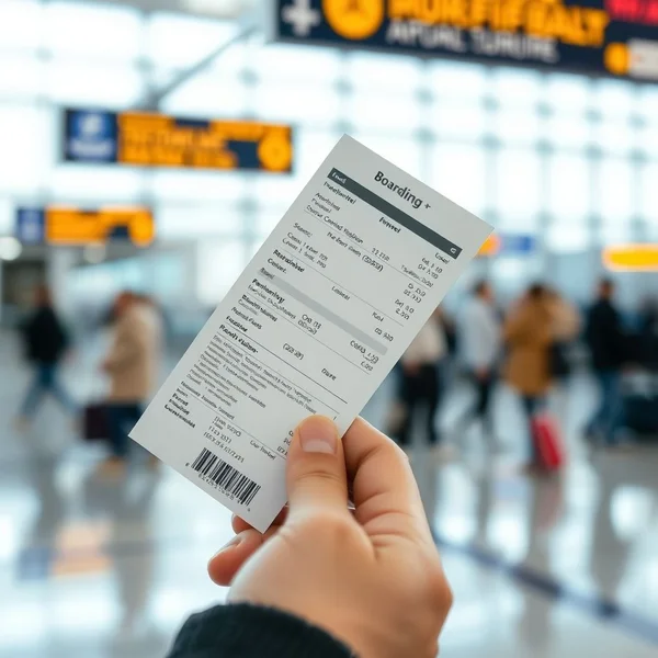 An example of a boarding pass