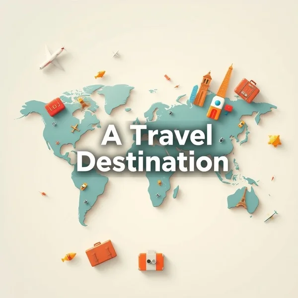 خريطة العالم مع دبابيس تشير إلى مواقع مختلفة، توضح مفهوم a travel destination