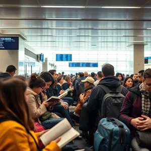 فهم واستخدام عبارة الاسم the departure lounge الإنجليزية