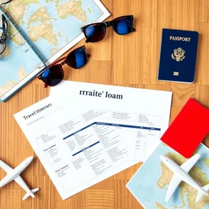 การเข้าใจและการใช้วลีคำนาม: a travel itinerary