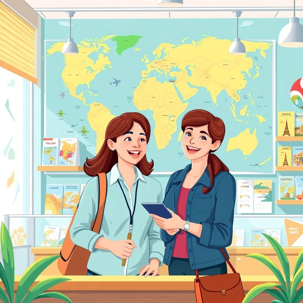 การเข้าใจและใช้วลีคำนาม: a travel agency อย่างถูกต้อง