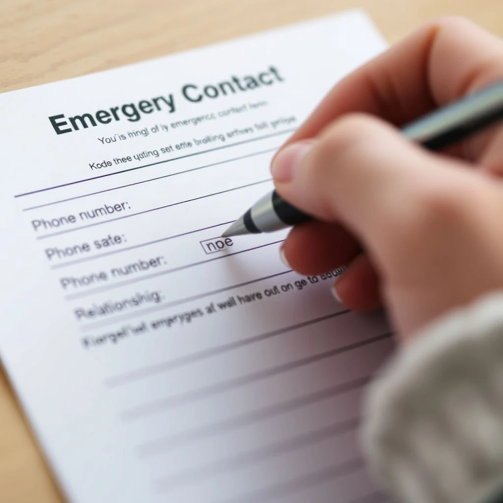 เข้าใจและใช้วลีคำนาม: emergency contact information อย่างมืออาชีพ