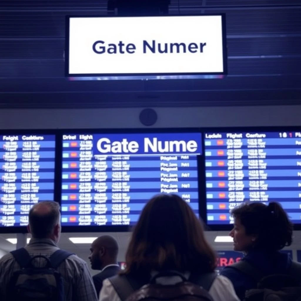 ความเข้าใจและการใช้วลีคำนาม: the gate number เพื่อการเดินทางที่ราบรื่น