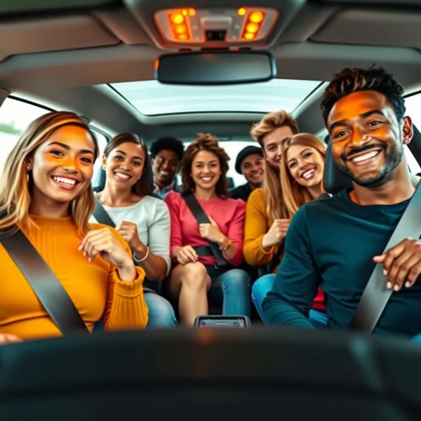 Using the noun phrase a seat belt in English