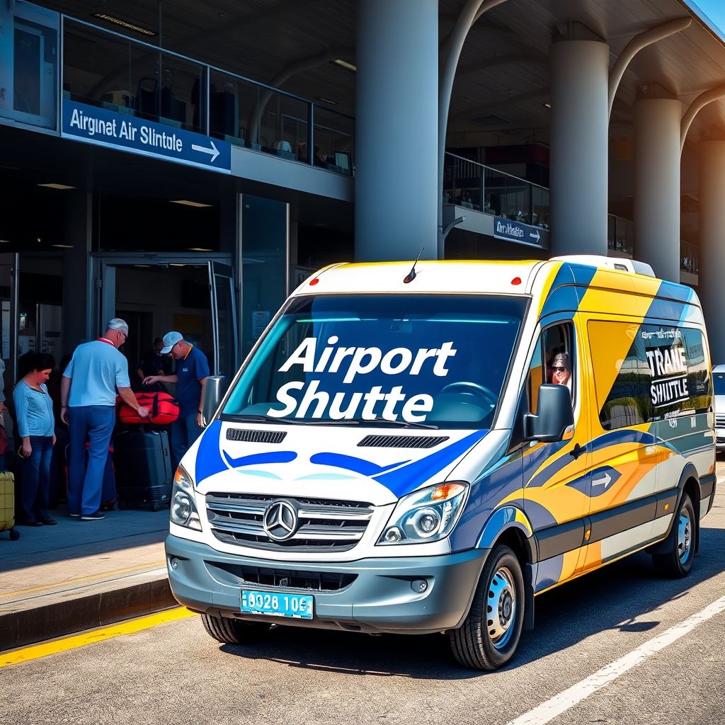 Begrijp en Gebruik: De Zelfstandignaamwoordgroep 'an airport shuttle'