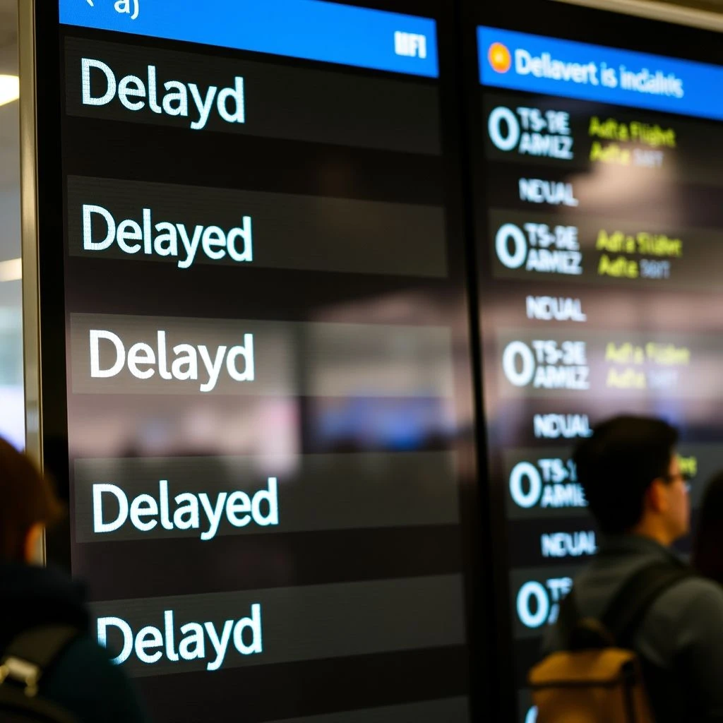 Compreendendo e Usando a Frase Nominal: a flight delay