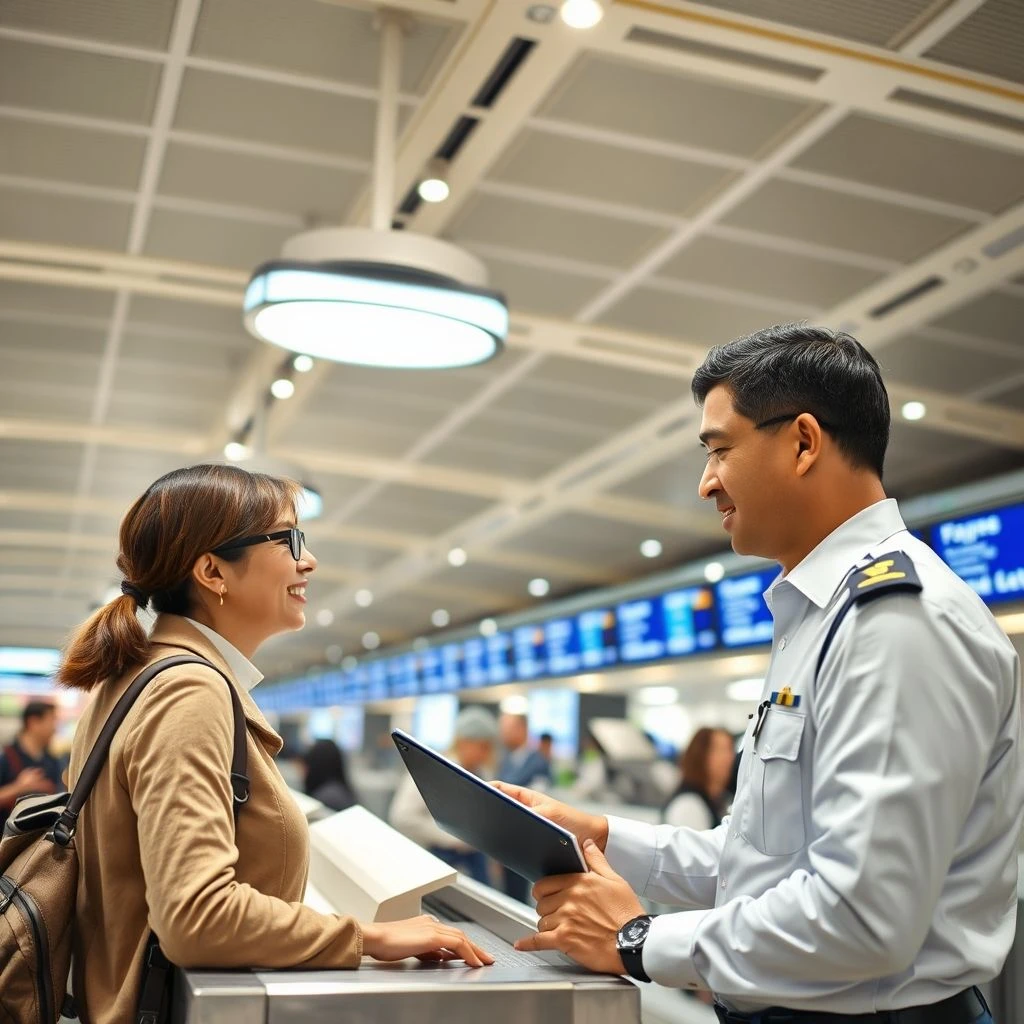 Compreendendo e Usando a Frase Nominal: a passport control