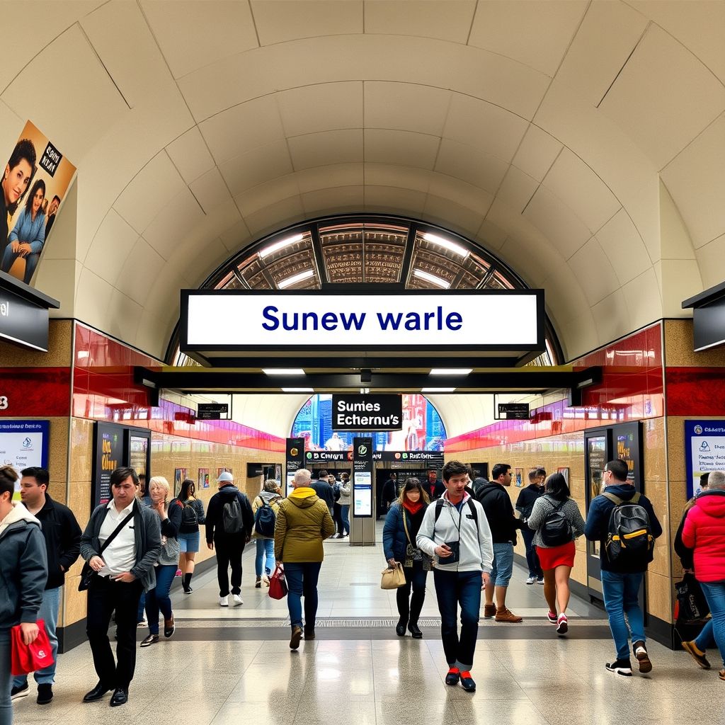Frase Nominal em Inglês: Guia de Uso de 'a subway station'