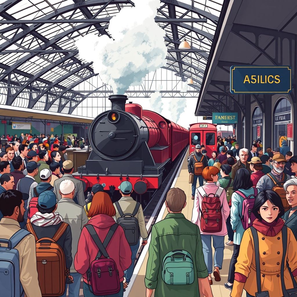 Frase Nominal em Inglês: Entendendo e Usando 'a train station'