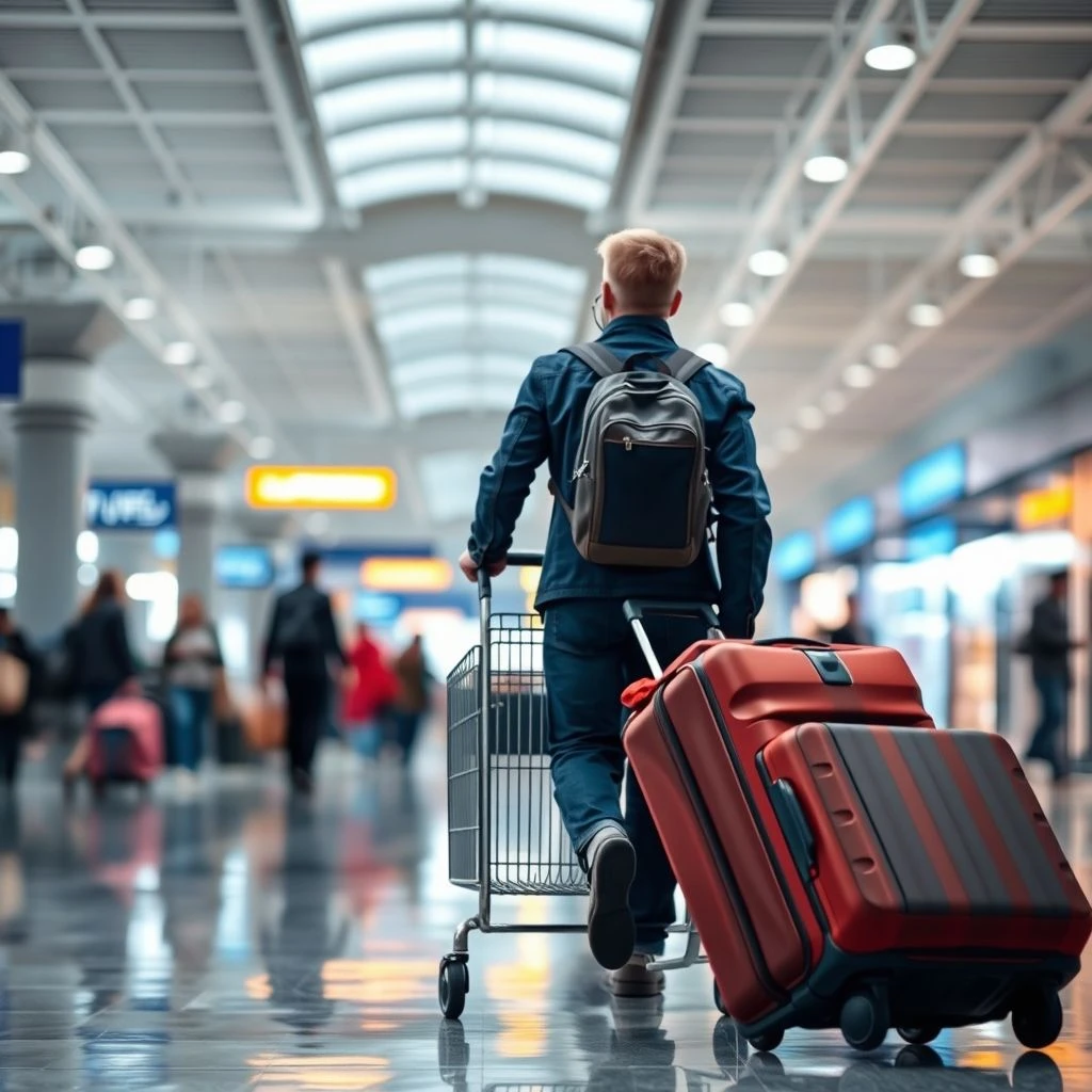 Compreendendo e Usando a Frase Substantiva: a Luggage Cart