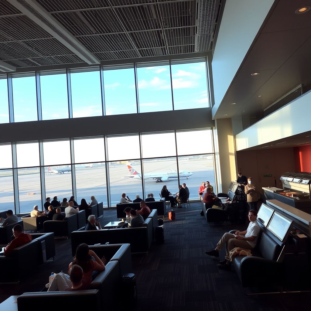 Comprender y Usar 'an airport lounge': Guía Completa en Español