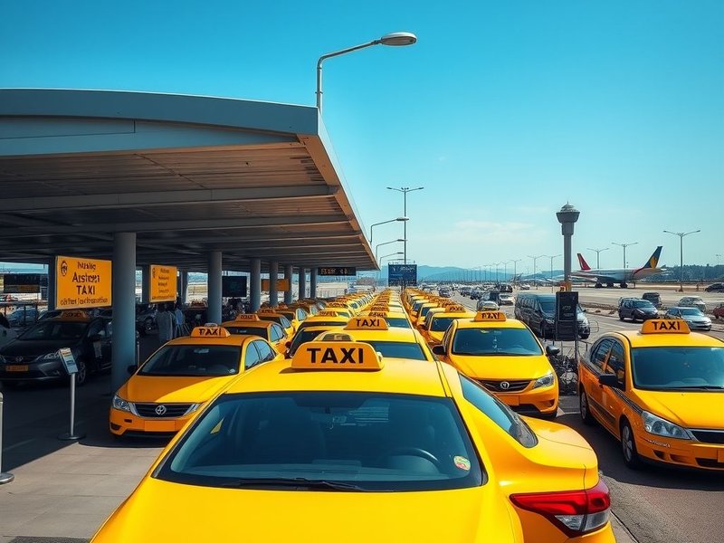 Guía para comprender y usar la frase nominal en inglés: a taxi stand
