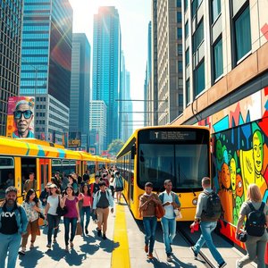 Comprender y Usar 'Public Transportation': Significado, Función y Práctica