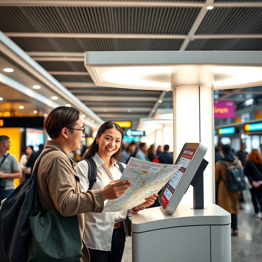 Comprendiendo y Usando 'the information desk' en Inglés