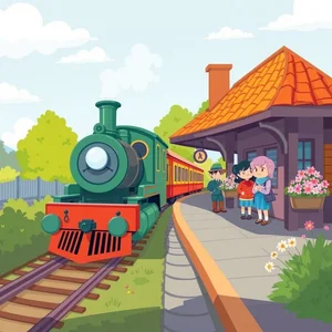 Comprendre et utiliser le groupe nominal anglais: a train station