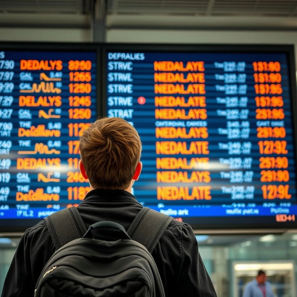 Comprendre et utiliser le groupe nominal: a flight delay