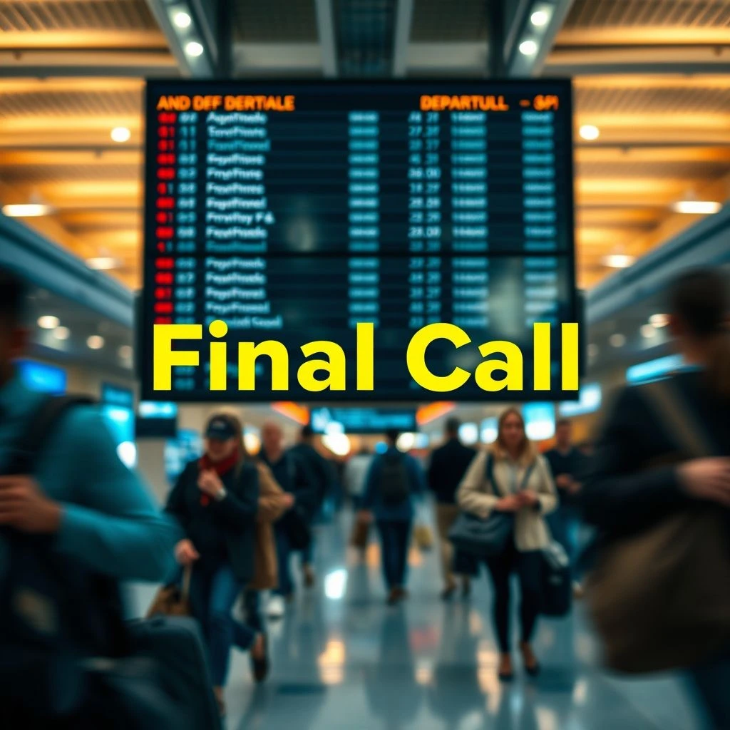 Das Verständnis und der Gebrauch der Nominalphrase a final call