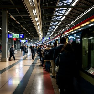 Das Verständnis und die Verwendung der Phrase 'a train station'