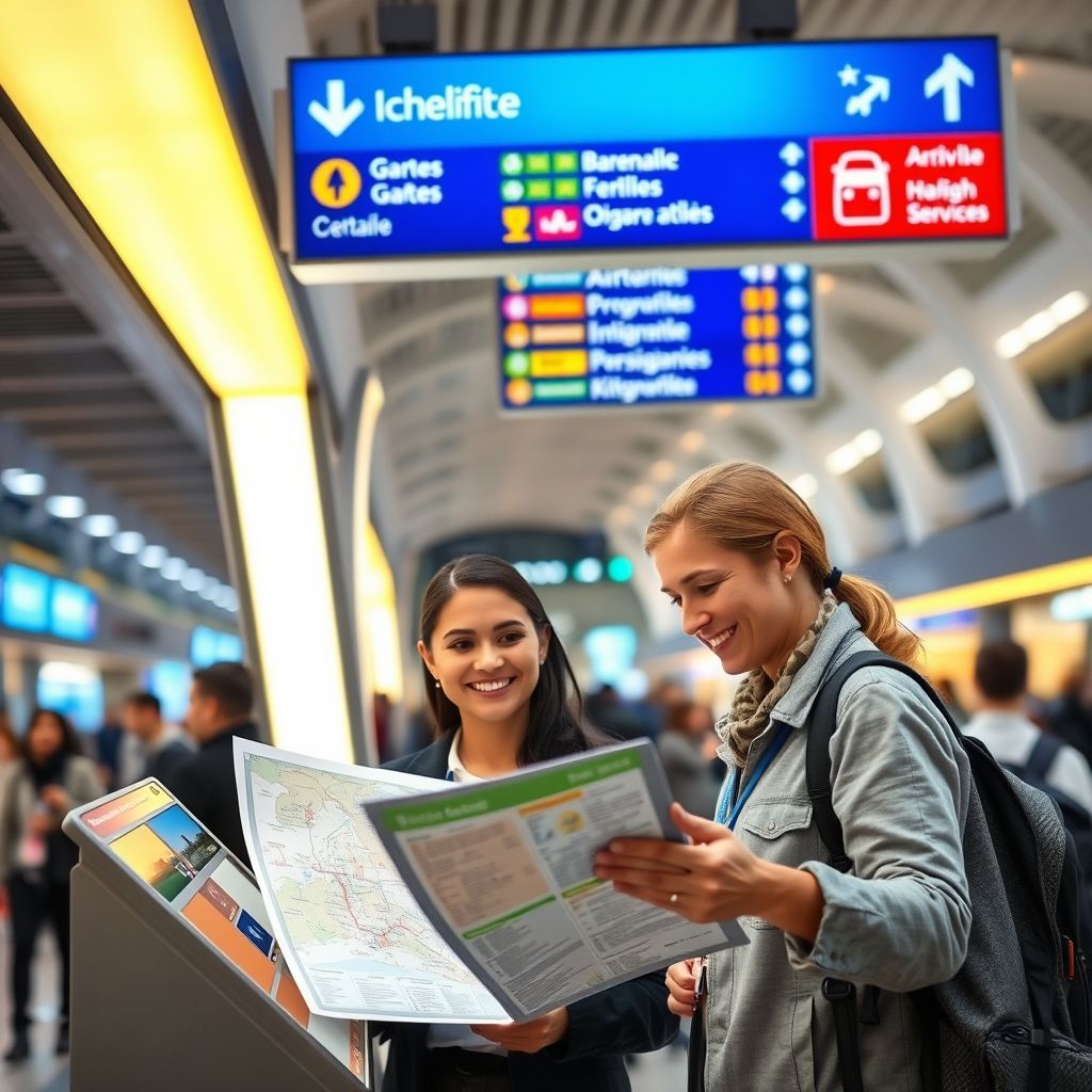 英語名詞句：the information desk の理解と使い方