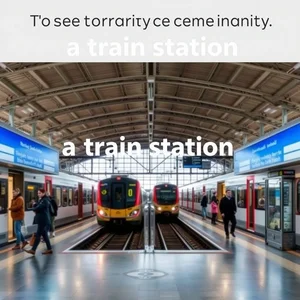 英語名詞句「a train station」を理解して使う：意味、使い方、間違い