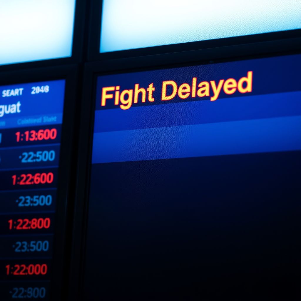 فهم واستخدام عبارة الاسم a flight delay: دليل شامل
