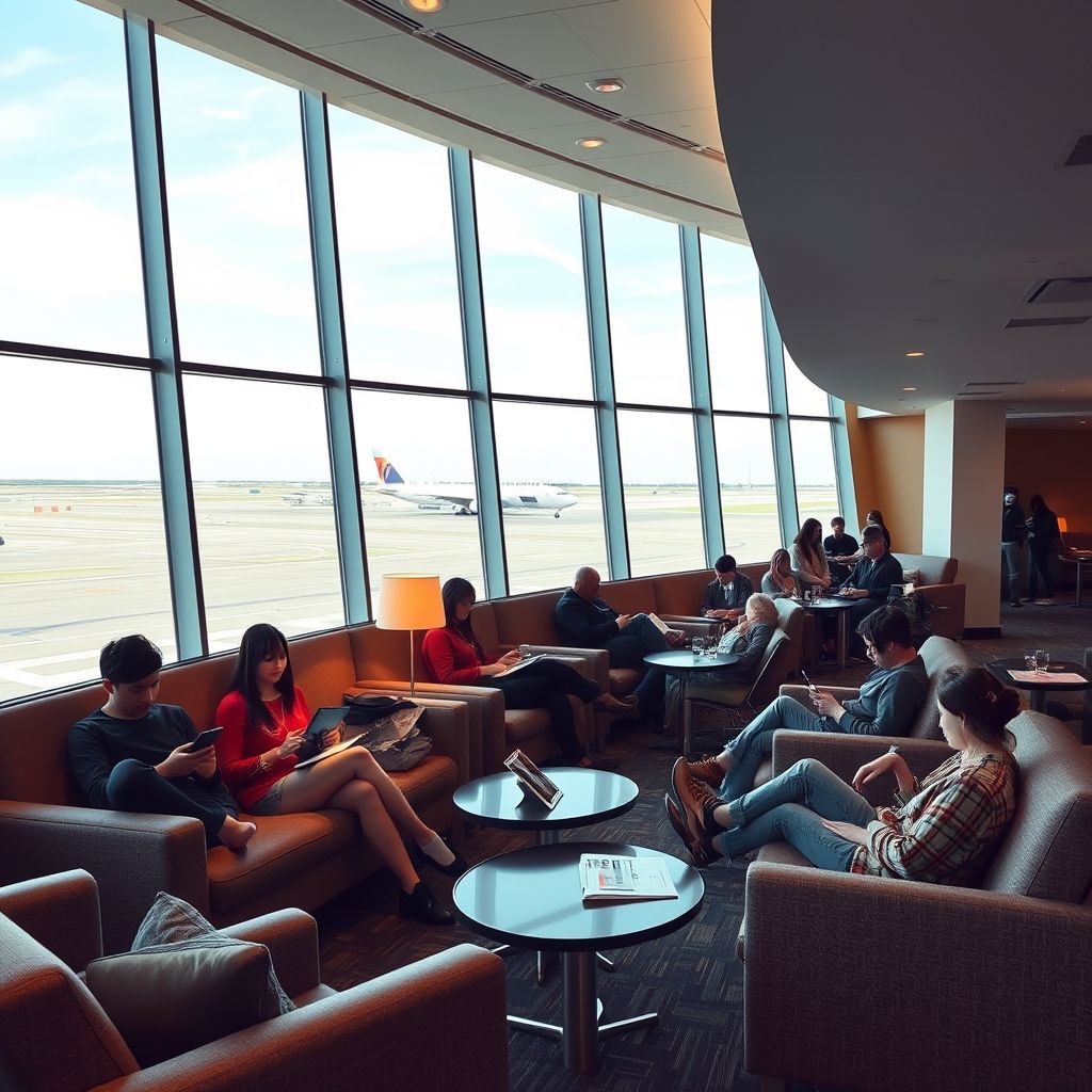 فهم واستخدام العبارة الاسمية: an airport lounge لتحدث الإنجليزية بطلاقة
