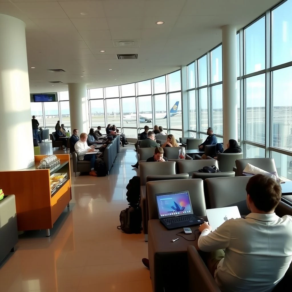 Hiểu và Sử dụng Cụm Danh Từ: An Airport Lounge