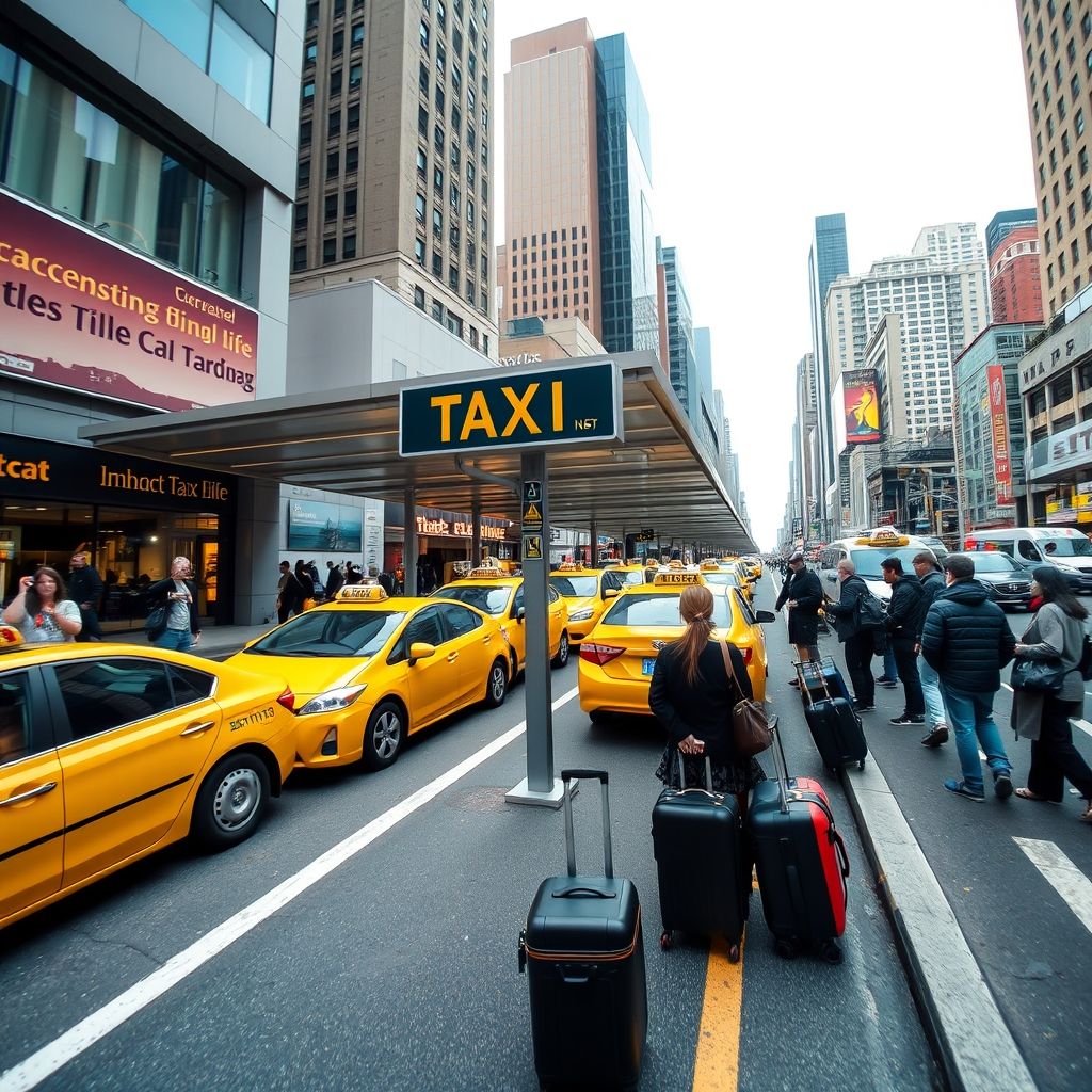 Hiểu và Sử Dụng Cụm Danh Từ Tiếng Anh: a taxi stand