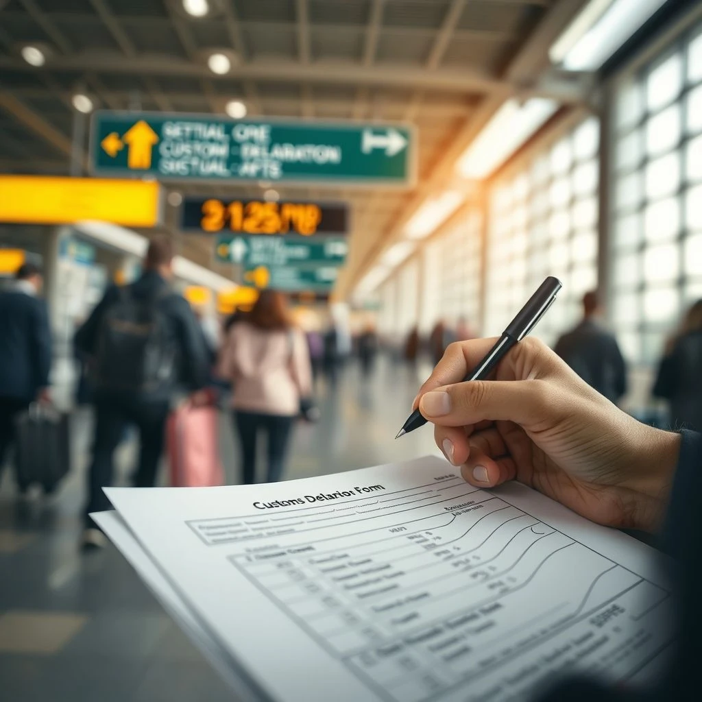 İsim İfadesi: a customs declaration form Anlamını Anlama ve Kullanma