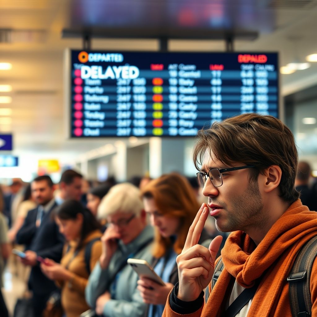 理解与使用英语名词短语：a flight delay