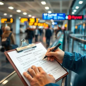 名詞句：「a customs declaration form」の理解と使い方