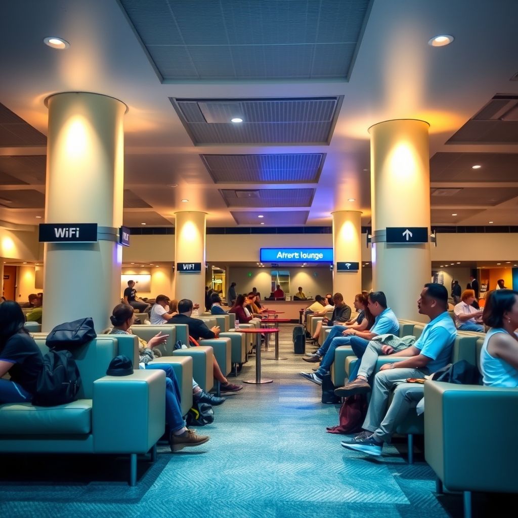 名詞句「an airport lounge」の理解と使い方：旅行英語をマスター