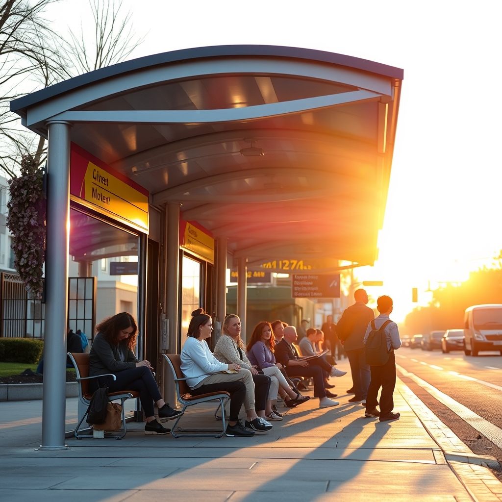 名詞句「a bus stop」の理解と使い方：意味、文法、例文