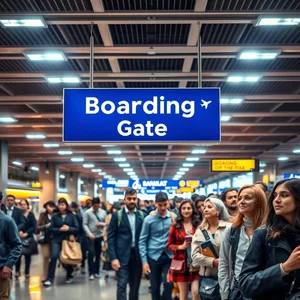 Memahami dan Menggunakan Frasa 'a boarding gate' dalam Bahasa Inggris