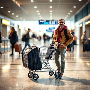 Понимание и использование существительной фразы a luggage cart