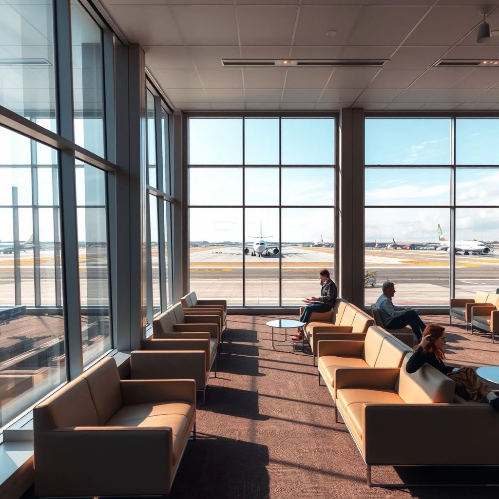 Understanding and Using the Noun Phrase: An Airport Lounge