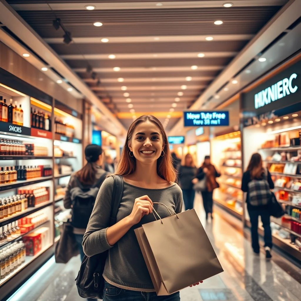 Verständnis und Verwendung: Die Substantivphrase "a duty-free shop"