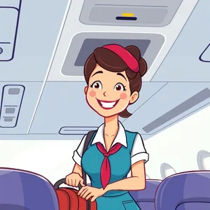 „A flight attendant“: Bedeutung, Grammatik und Verwendung erklärt (DE)