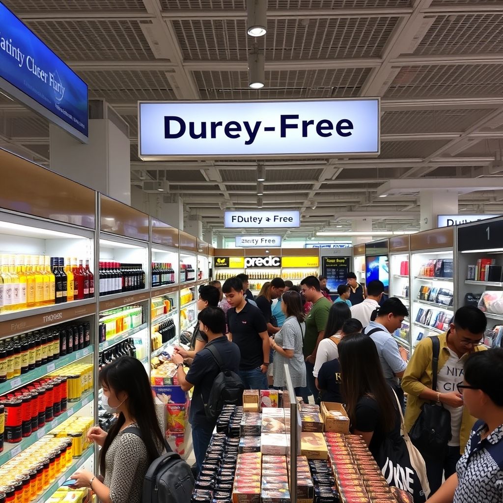 فهم واستخدام عبارة الاسم: a duty-free shop وأخطاء نحوية شائعة