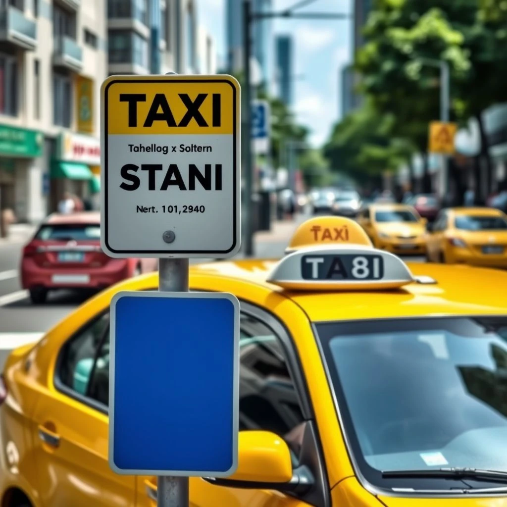 การทำความเข้าใจและการใช้วลีคำนาม a taxi stand ในภาษาอังกฤษ