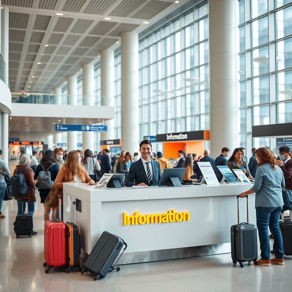 เข้าใจและใช้งานวลี the information desk ในภาษาอังกฤษ