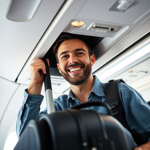 理解并使用：旅行短语 the overhead compartment 指南