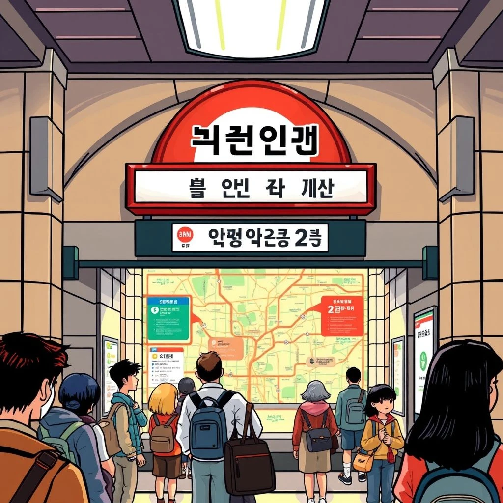 영어 명사구 'a subway station' 완벽 이해 및 활용 가이드