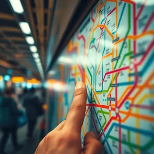 Das Verständnis und die Verwendung der Nominalphrase: a subway map