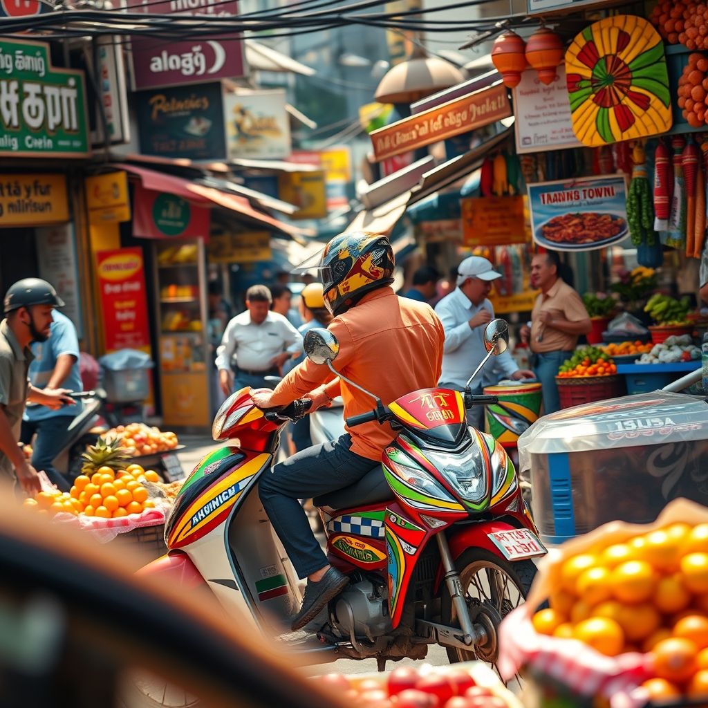 Understanding and Using the Noun Phrase: A Motorcycle Taxi