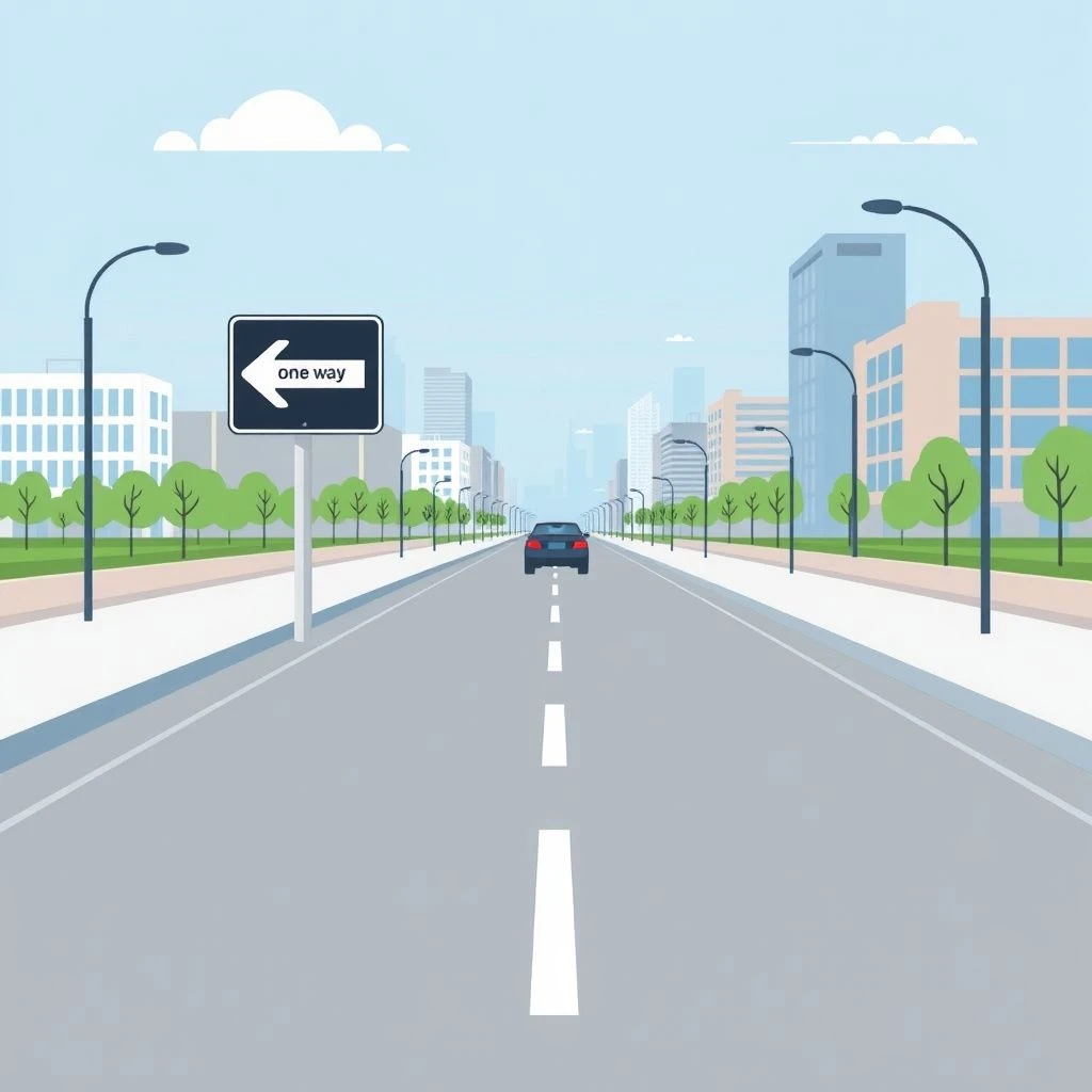 a one-way street İngilizce isim tamlaması anlamak ve kullanmak