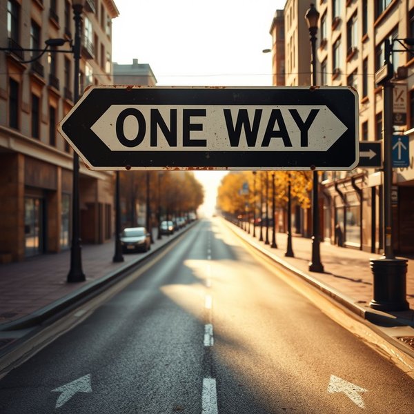 Het begrip van de zelfstandig naamwoordelijke uitdrukking "a one-way street"