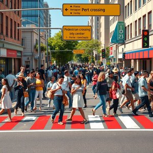 Compreendendo e Usando a Frase Nominal a pedestrian crossing em Inglês