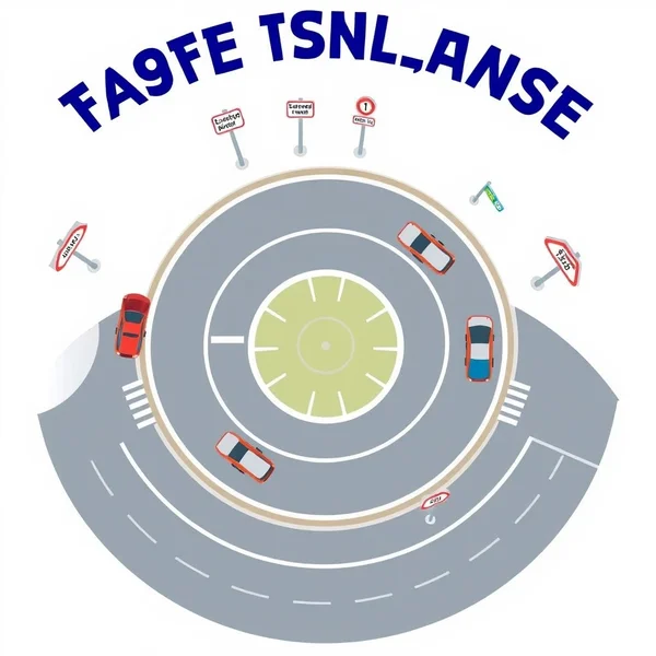 Imagem mostrando a roundabout para ilustrar a frase nominal